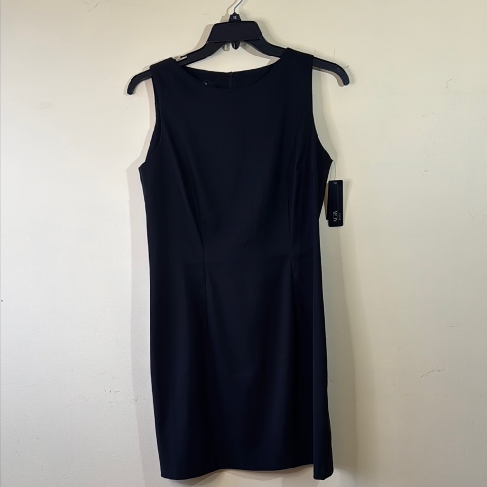 AGB Dress Black Sleeveless Midi in Size 14 NWT - Picture 2 of 12